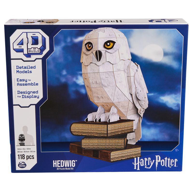 Puzzle 3D di Harry Potter Hedwig su supporto