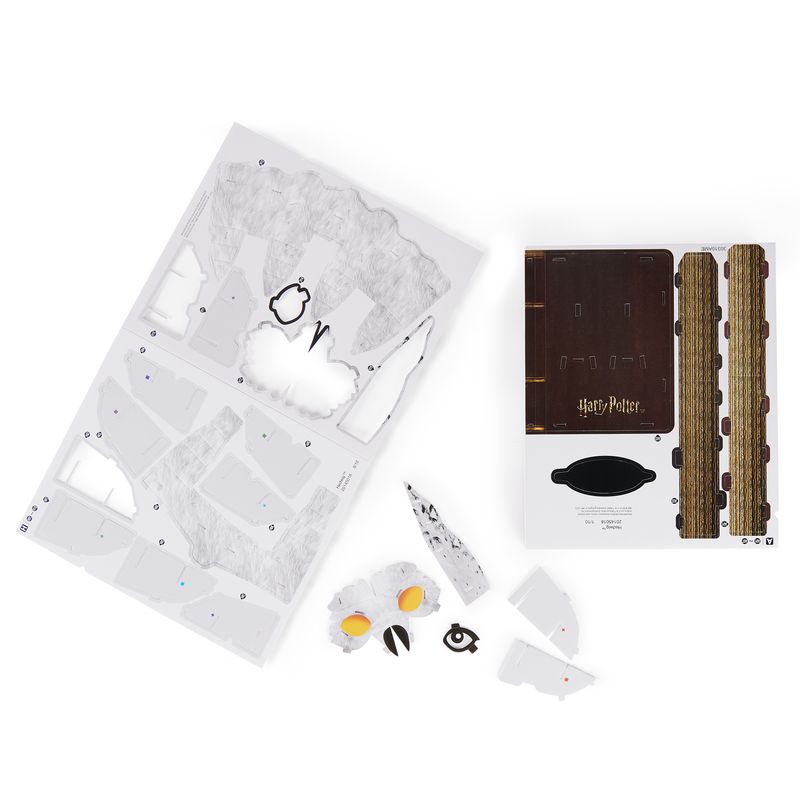 Puzzle 3D di Harry Potter Hedwig su supporto