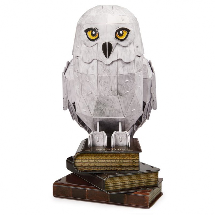Puzzle 3D di Harry Potter Hedwig su supporto
