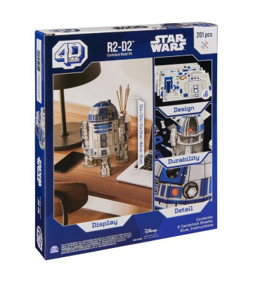 Puzzle 3D del robot Star Wars R2-D2