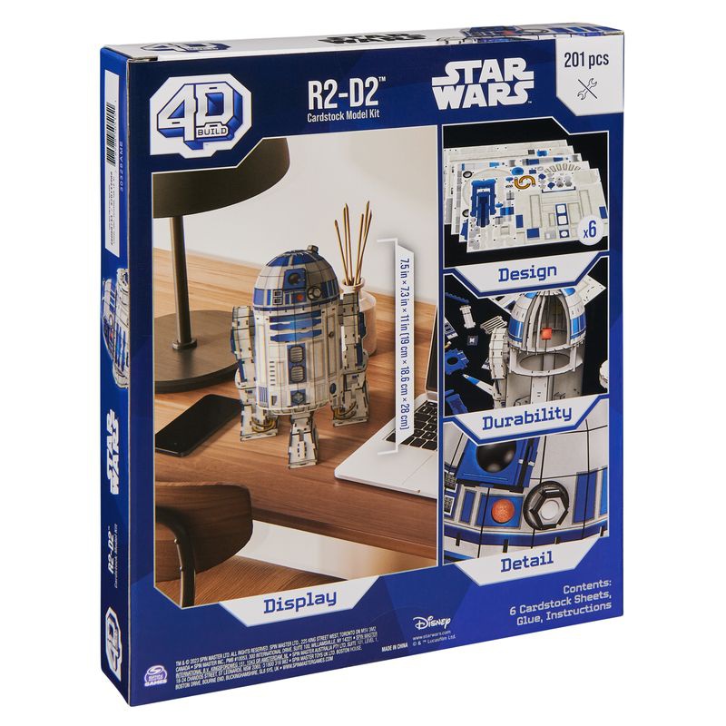 Puzzle 3D del robot Star Wars R2-D2