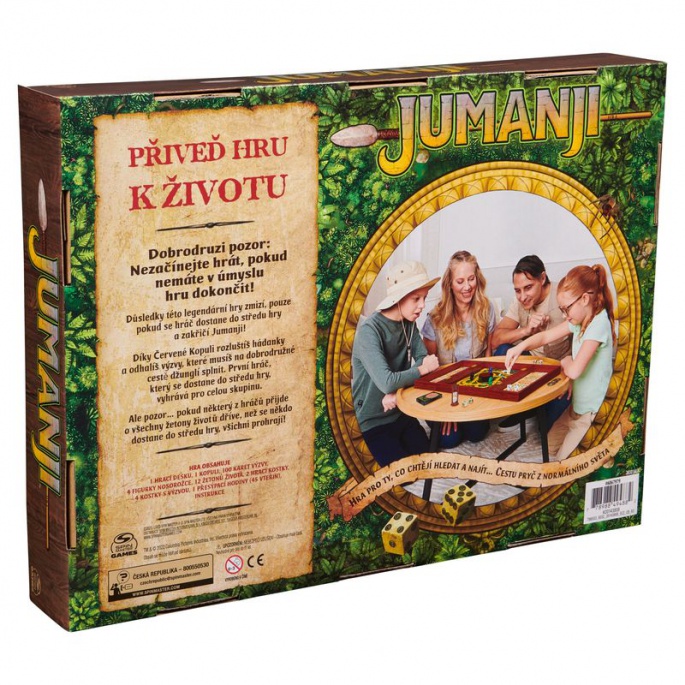 Spin Master Games Jumanji edizione in legno