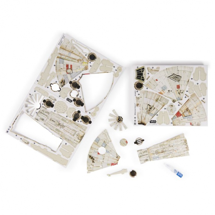 Puzzle Star Wars nave Millenium Falcon 3D