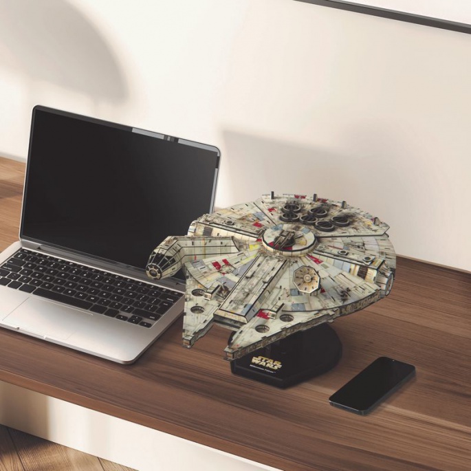 Puzzle Star Wars nave Millenium Falcon 3D