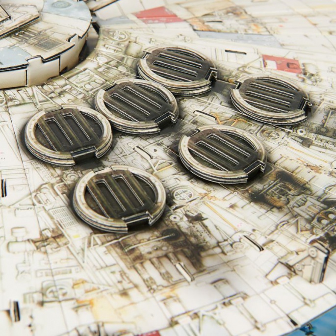 Puzzle Star Wars nave Millenium Falcon 3D