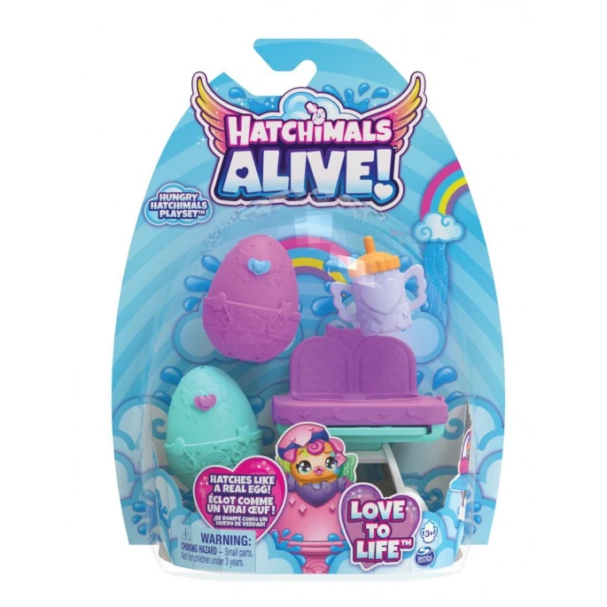 Hatchimals set di gioco con seggiolone per animali