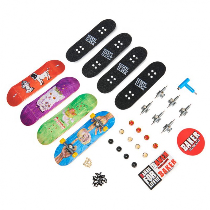 Tech Deck fingerboard quadruplo Baker