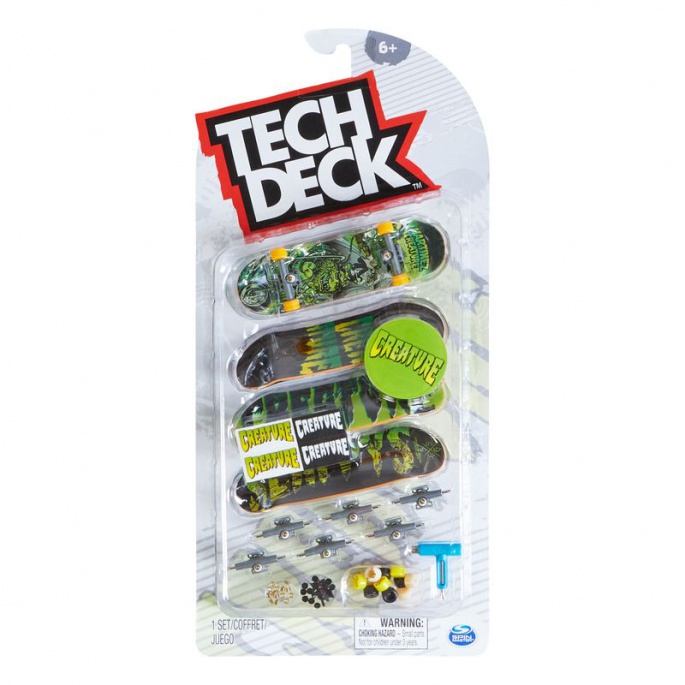 Tech Deck fingerboard quattro confezioni Creature