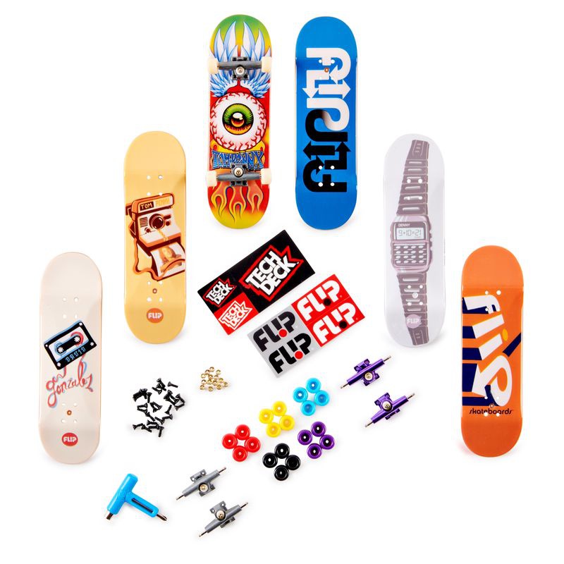 Tech Deck skateshop 6 pezzi con accessori Flip
