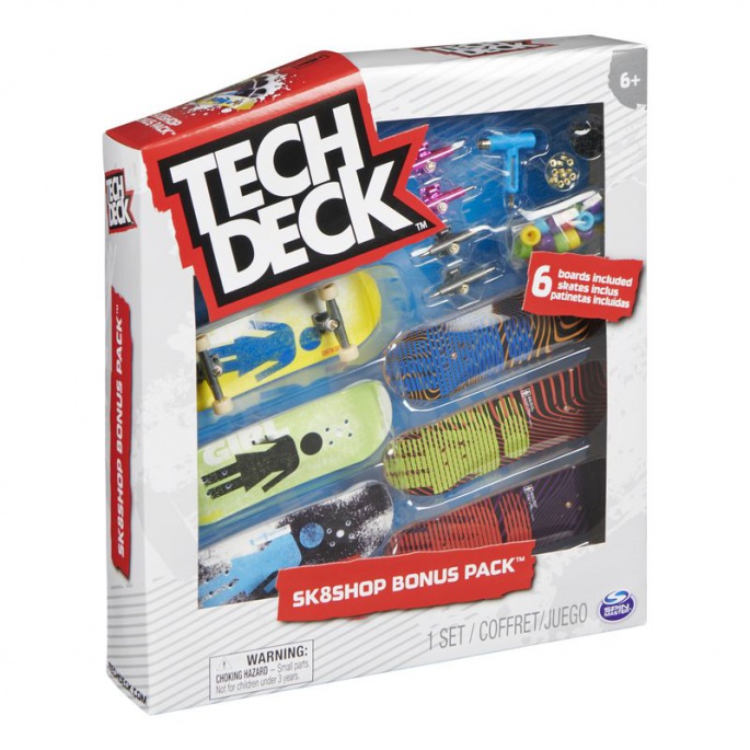 Tech Deck skateshop 6 pezzi con accessori Girl