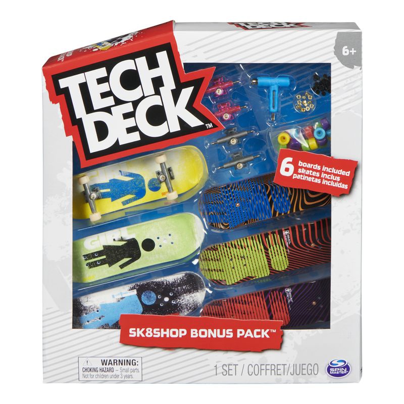 Tech Deck skateshop 6 pezzi con accessori Girl