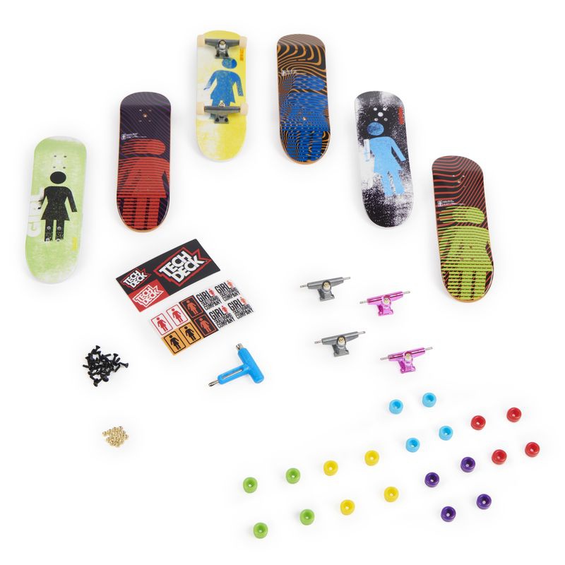 Tech Deck skateshop 6 pezzi con accessori Girl