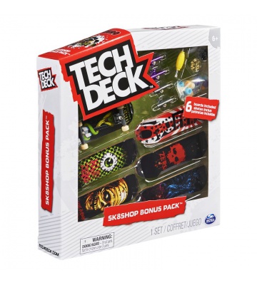 Tech Deck skateshop 6 pezzi con accessori Zero Zero