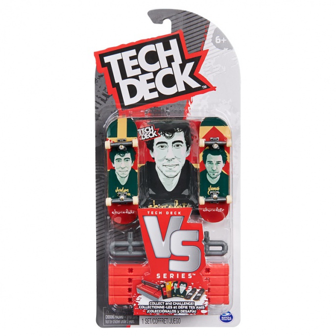 Tech Deck fingerboard doppio con ostacolo VS Series Chocolate