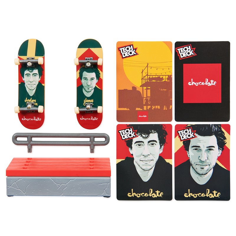 Tech Deck fingerboard doppio con ostacolo VS Series Chocolate