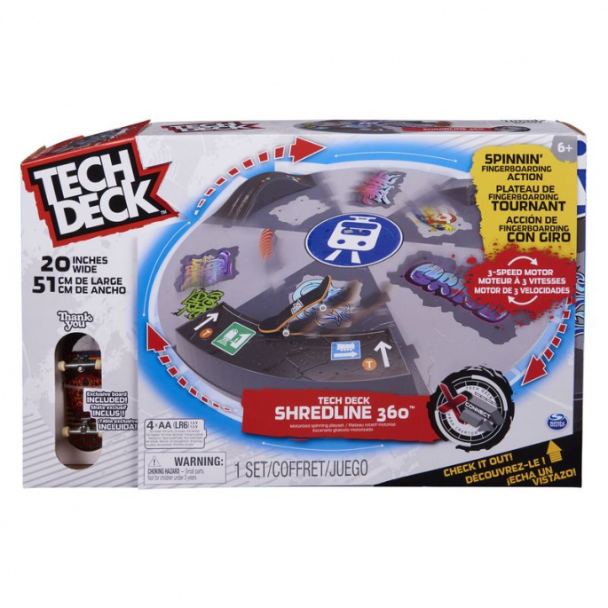 Tech Deck fingerboard Xconnect skate park rotante