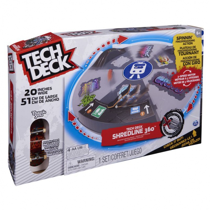 Tech Deck fingerboard Xconnect skate park rotante