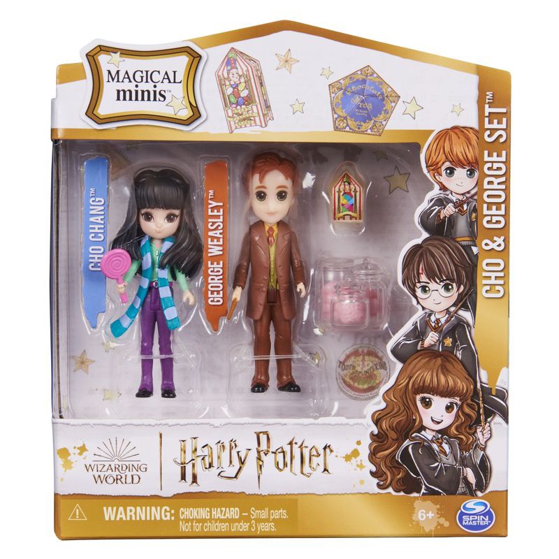 Harry Potter doppio set di figure con accessori George e Cho