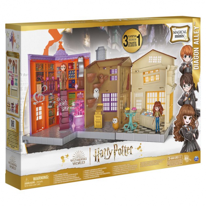 Set di gioco di Harry Potter Diagon Alley con action figure