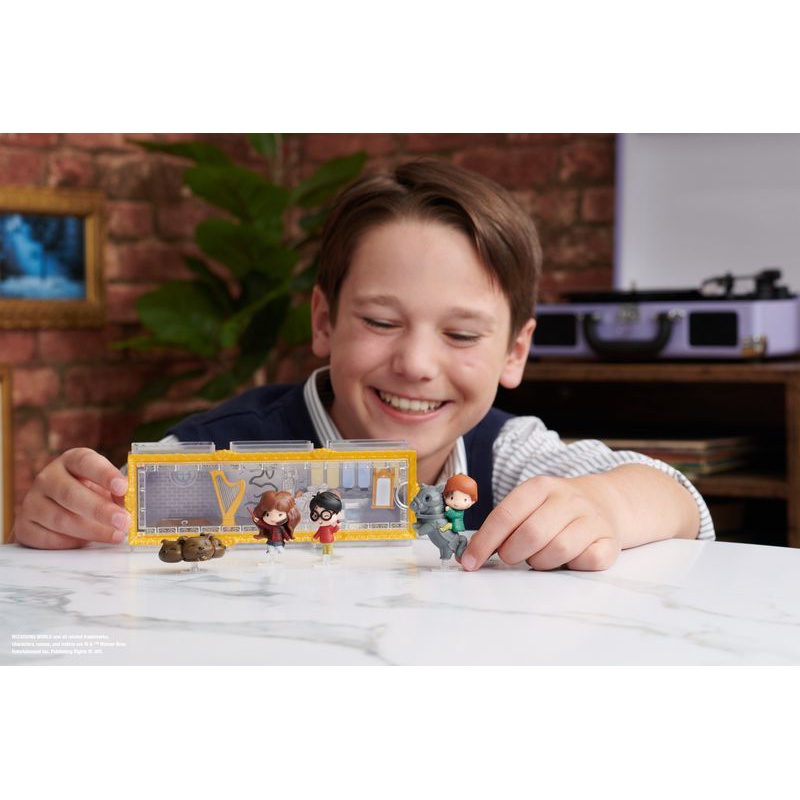 Harry Potter multipacco di mini figure di Harry, Hermione e Ron con accessori