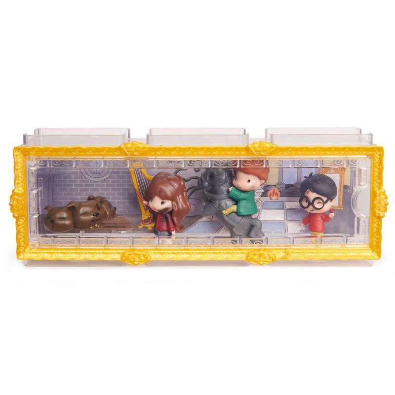 Harry Potter multipacco di mini figure di Harry, Hermione e Ron con accessori