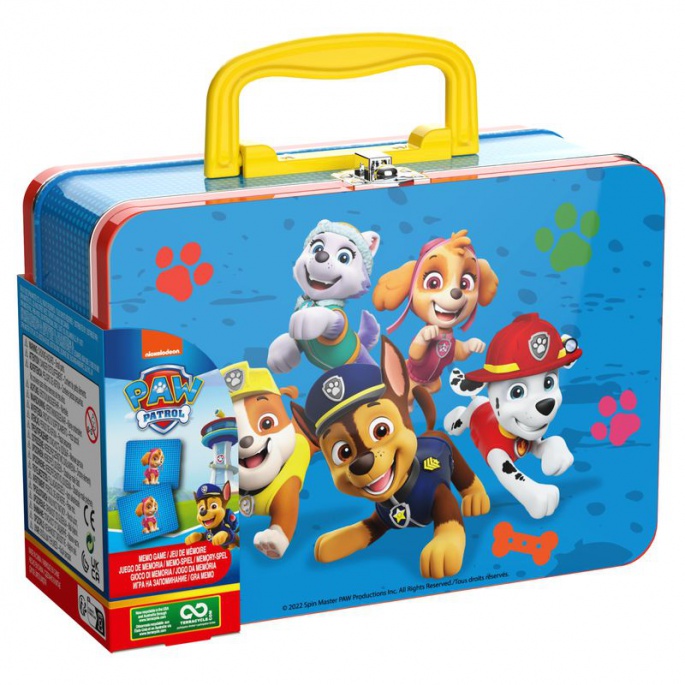 Spin Master Games PAW Patrol pexeso in una valigetta di latta