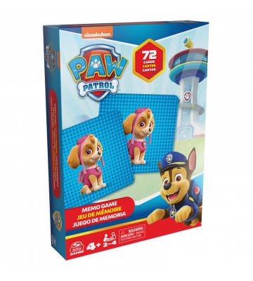 Spin Master Games PAW Patrol pexeso 72 carte