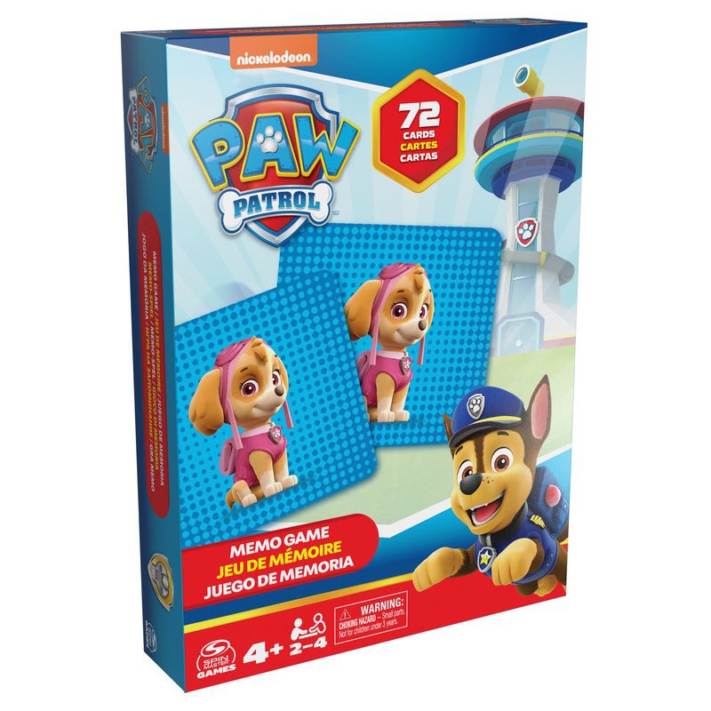 Spin Master Games PAW Patrol pexeso 72 carte