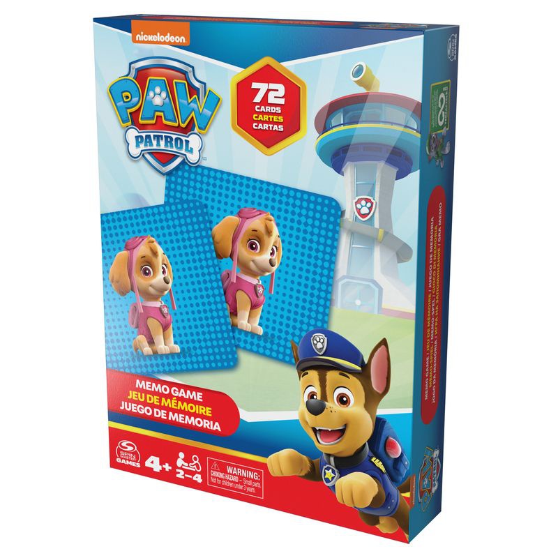 Spin Master Games PAW Patrol pexeso 72 carte