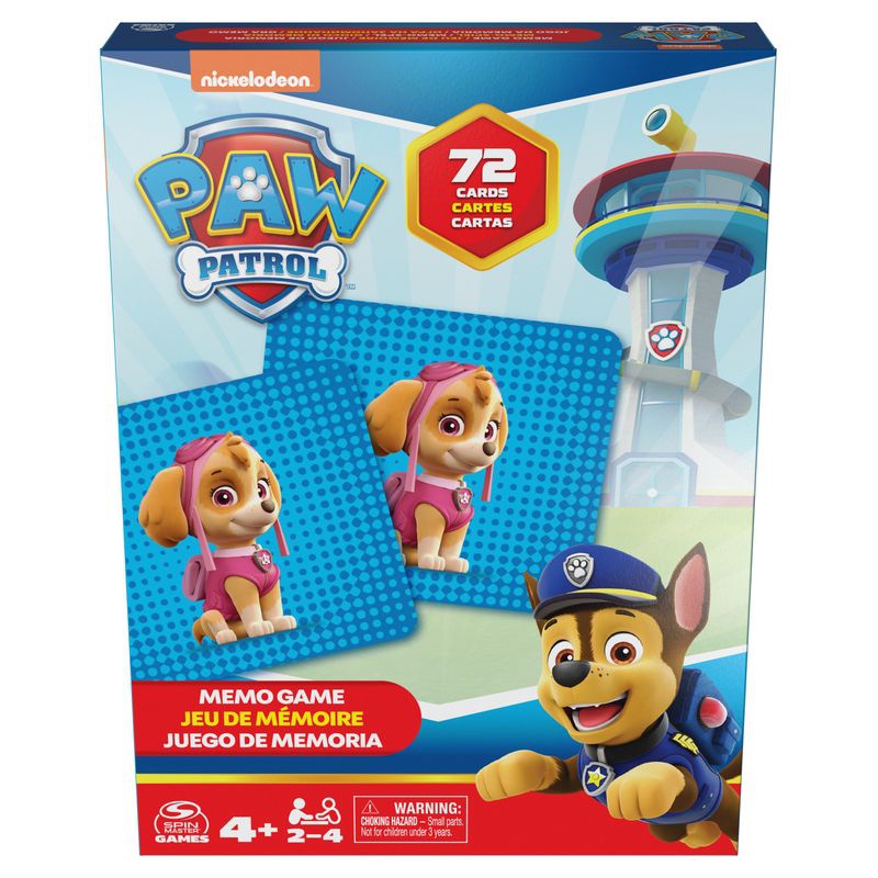 Spin Master Games PAW Patrol pexeso 72 carte