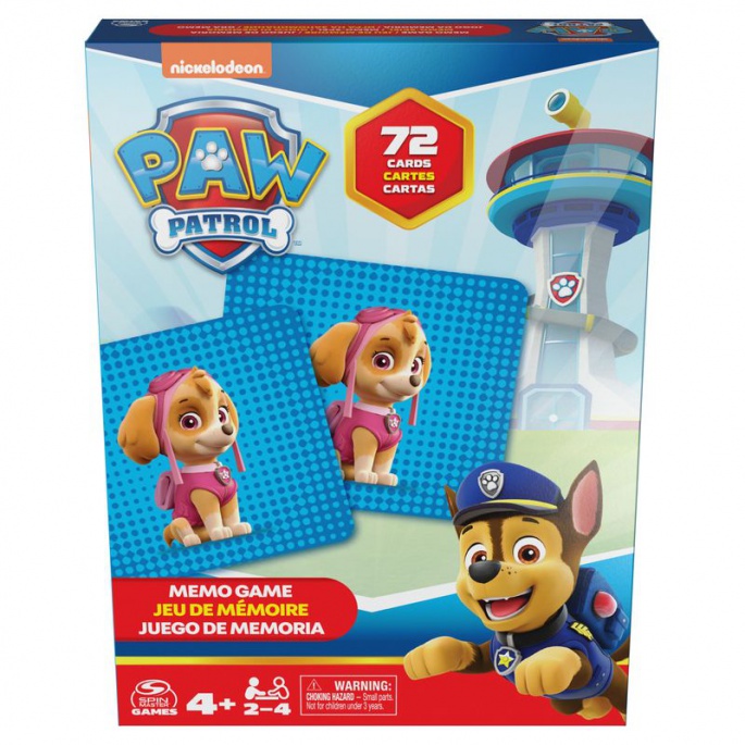 Spin Master Games PAW Patrol pexeso 72 carte