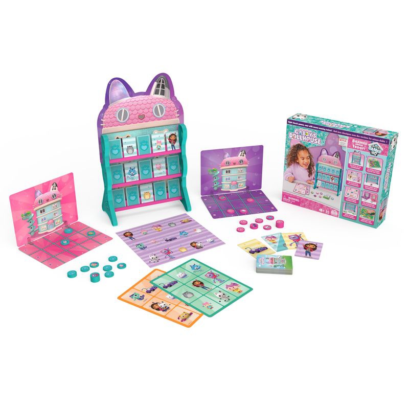 Spin Master Games Gabby's Dollhouse pieno di giochi 8v1