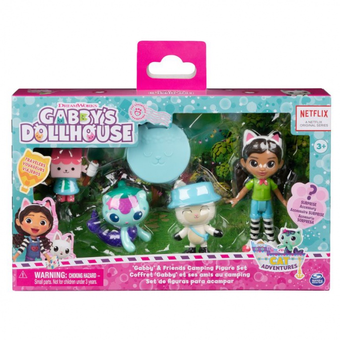 Gabby's Dollhouse set di figurine da campeggio