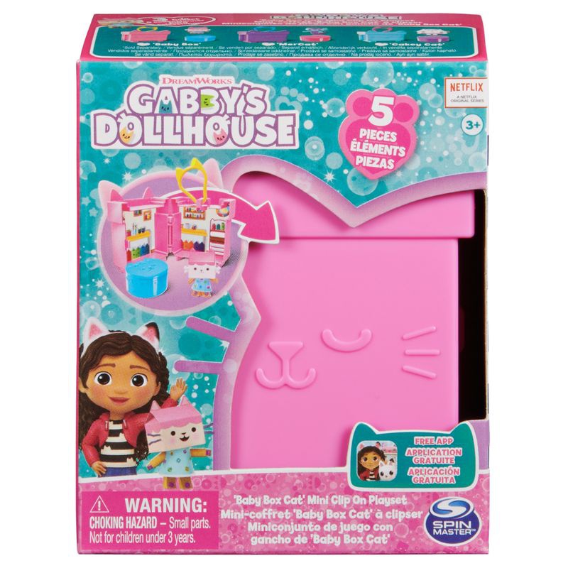 Gabby's Dollhouse set pieghevole da appendere Baby box