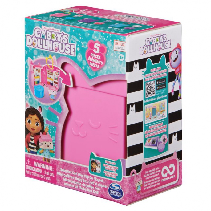 Gabby's Dollhouse set pieghevole da appendere Baby box