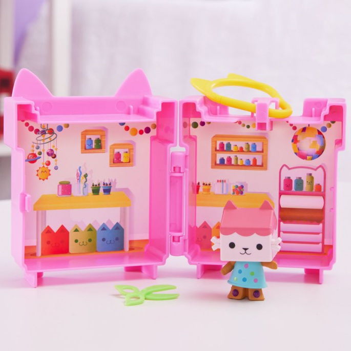 Gabby's Dollhouse set pieghevole da appendere Baby box