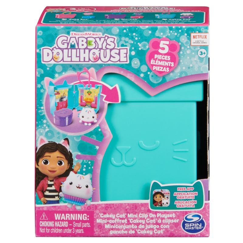 Gabby's Dollhouse set ripiegabile di ciondoli Cakey