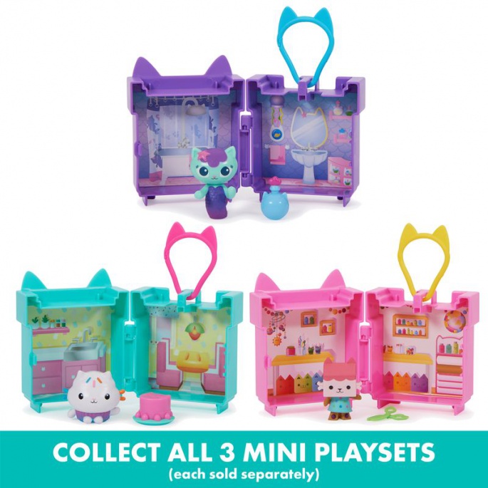 Gabby's Dollhouse set ripiegabile di ciondoli Cakey