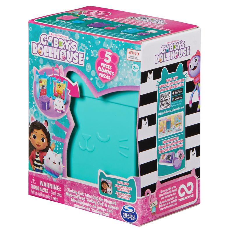 Gabby's Dollhouse set ripiegabile di ciondoli Cakey