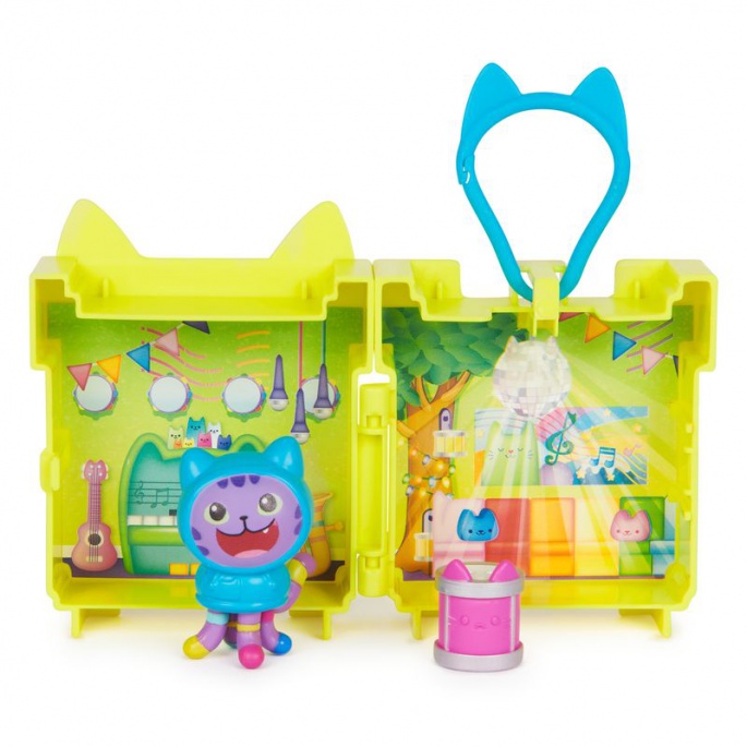 Gabby's Dollhouse set di ciondoli pieghevoli DJ Catnip