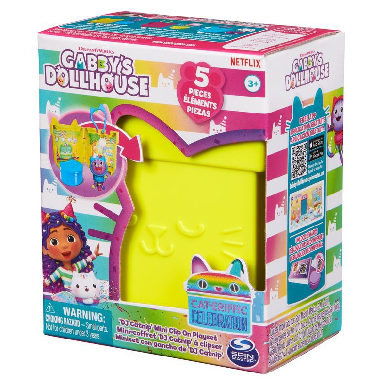 Gabby's Dollhouse set di ciondoli pieghevoli DJ Catnip
