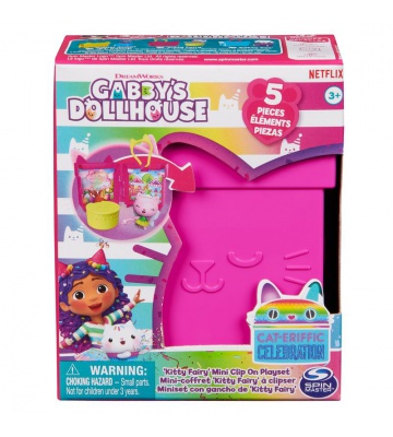 Gabby's Dollhouse set di ciondoli pieghevoli Kitty Fairy