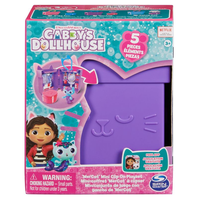 Gabby's Dollhouse set di ciondoli pieghevoli MerCat