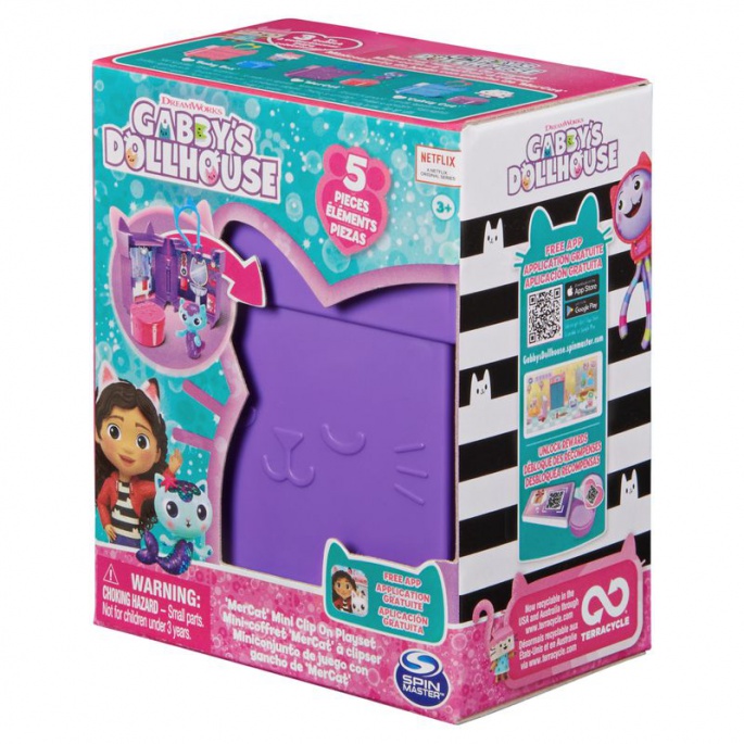 Gabby's Dollhouse set di ciondoli pieghevoli MerCat