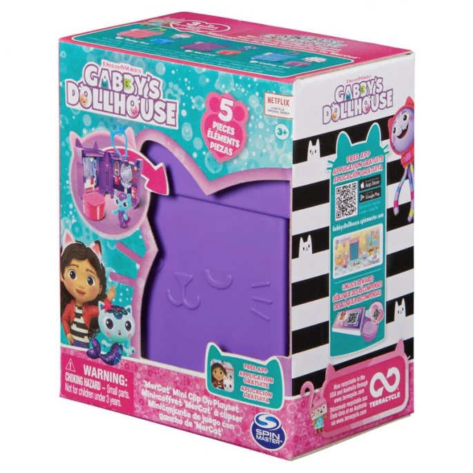 Gabby's Dollhouse set di ciondoli pieghevoli MerCat