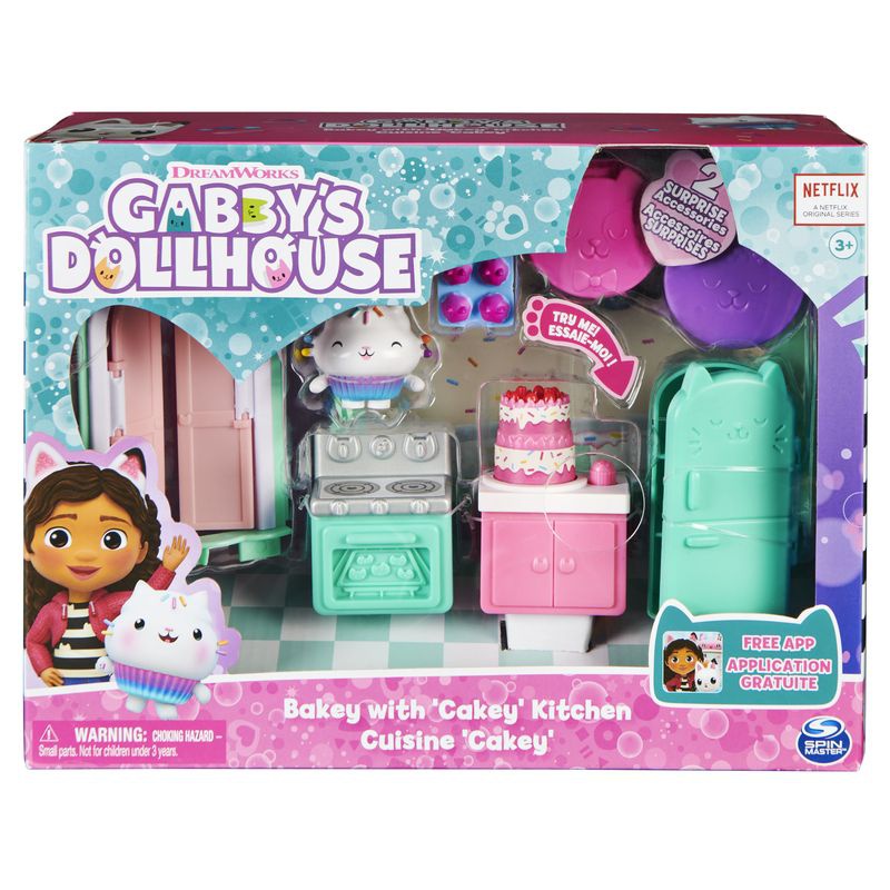 Gabby's Dollhouse stanza deluxe con cucina