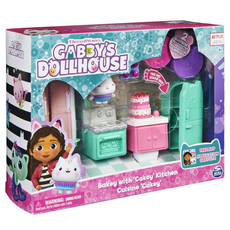 Gabby's Dollhouse stanza deluxe con cucina
