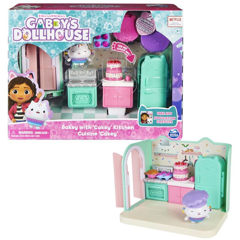 Gabby's Dollhouse stanza deluxe con cucina