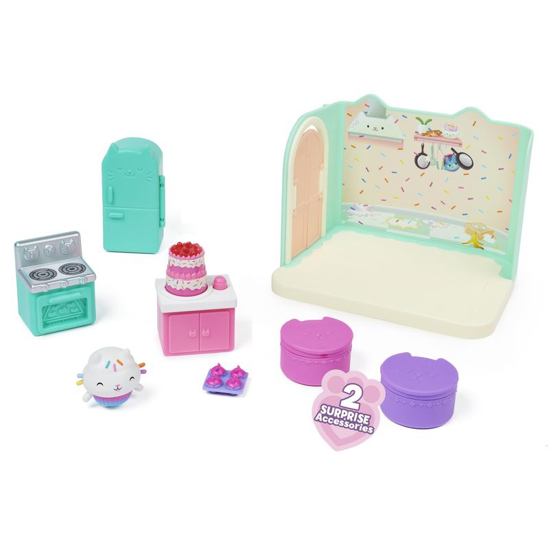 Gabby's Dollhouse stanza deluxe con cucina