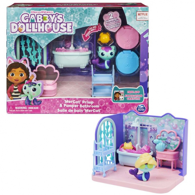 Gabby's Dollhouse bagno di lusso in camera